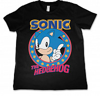 Sonic The Hedgehog tričko, Sonic The Hedgehog Black, detské
