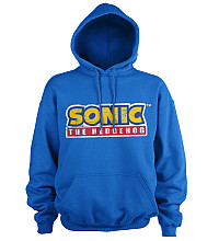 Sonic The Hedgehog mikina, Cracked Logo Hoodie Blue, pánska