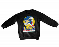 Sonic The Hedgehog mikina, Fast Sonic The Hedgehog Black, detská