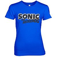 Sonic The Hedgehog tričko, Classic Logo Girly Blue, dámske