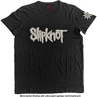 Slipknot tričko, Logo & Star with Applique, pánske