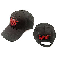 Slipknot šiltovka, Red Logo on Black
