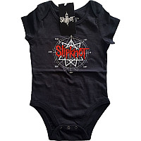 Slipknot dojčenské body tričko, Star Logo Black, detské
