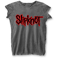 Slipknot tričko, Logo Burnout Grey, dámske