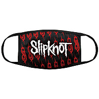 Slipknot bavlněná rúško na ústa, White Logo & Sigils, unisex