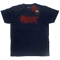 Slipknot tričko, Logo Snow Washed Blue, pánske