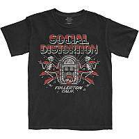 Social Distortion tričko, Jukebox Skelly Black, pánske