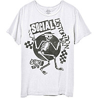 Social Distortion tričko, Speakeasy Checkerboard White, pánske