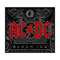 AC/DC tkaná nášivka PES 100 x 100 mm, Black Ice