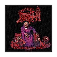 Death nášivka 100 x100 mm, Scream Bloody Gore