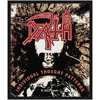Death tkaná nášivka PES 100 x 80 mm, Individual Thought Patterns