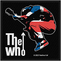 The Who tkaná nášivka PES 100x100 mm, Pete Jump