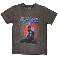 Bruce Springsteen tričko, Live Photo Stone Wash Charcoal Grey, pánske
