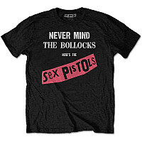 Sex Pistols tričko, Never Mind The Bollocks Black, pánske