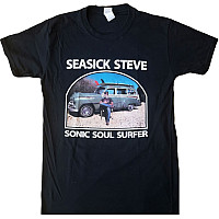 Seasick Steve tričko, Full Colour Sonic Soul Surfer BP Black, pánske