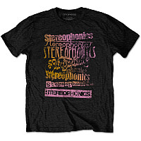 Stereophonics tričko, Logos Black, pánske