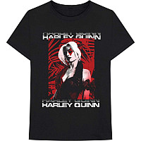 Suicide Squad tričko, Harley Leaves Black, pánske