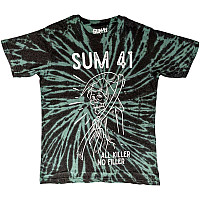 Sum 41 tričko, Reaper Eco Dip Dye Green, pánske