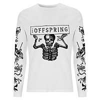 The Offspring tričko dlhý rukáv, Skeletons White LS, pánske