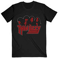 Thin Lizzy tričko, Band Photo Logo Black, pánske