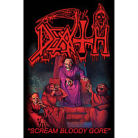 Death textilný banner 68cm x 106cm, Scream Bloody Gore