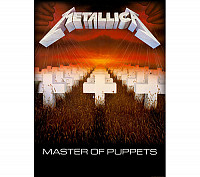 Metallica textilný banner 70cm x 106cm, Master Of Puppets