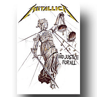 Metallica textilný banner 70cm x 106cm, And Justice For All