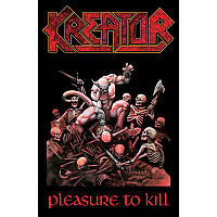Kreator textilný banner 68cm x 106cm, Pleasure To Kill