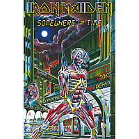 Iron Maiden textilný banner 70cm x 106cm, Somewhere In Time