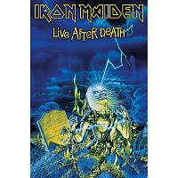 Iron Maiden textilný banner 68cm x 106cm, Live After Death