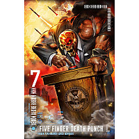 Five Finger Death Punch textilný banner 68cm x 106cm, And Justice For None