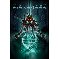 Disturbed textilný banner 68cm x 106cm, Evolution