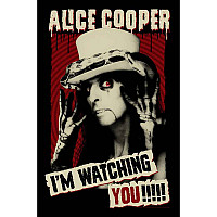 Alice Cooper textilný banner PES 70cm x 106cm, I'm Watching You