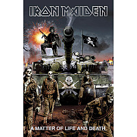 Iron Maiden textilný banner 70cm x 106cm, A Matter Of Life And Death