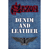 Saxon textilný banner 70 cm x 106 cm, Denim & Leather