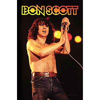 AC/DC textilný banner PES 70cm x 106cm, Bon Scott