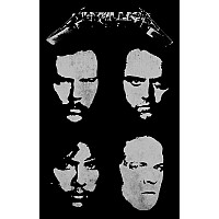 Metallica textilný banner 70cm x 106cm, Black Album