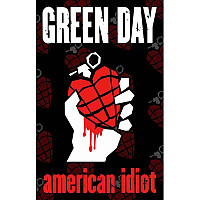 Green Day textilný banner 70cm x 106cm, American Idiot