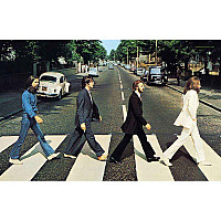 The Beatles textilný banner PES 70cm x 106cm, Abbey Road