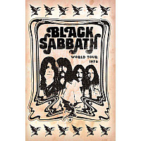 Black Sabbath textilný banner 70cm x 106cm, World Tour 1978