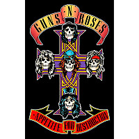 Guns N Roses textilný banner PES 70cm x 106cm, Appetite For Destruction