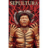 Sepultura textilný banner PES 70cm x 106cm, Roots