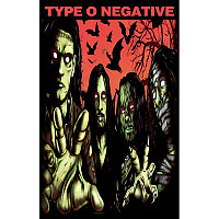 Type O Negative textilný banner PES 70cm x 106cm, Halloween