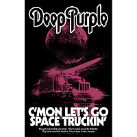 Deep Purple textilný banner PES 70cm x 106cm, Space Truckin'