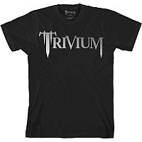 Trivium tričko, Classic Logo Metallic Print Black, pánske