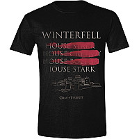 Hra o trůny tričko, Winterfell Full Circle, pánske