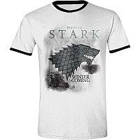 Hra o trůny tričko, Stark Storm Ringer, pánske