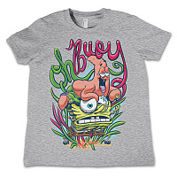 SpongeBob Squarepants tričko, Oh Boy Grey Kids, detské