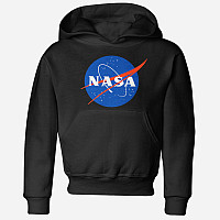 NASA mikina, Insignia / Logotype Hoodie Black, detská