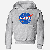 NASA mikina, Insignia / Logotype Hoodie Grey, detská